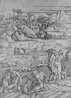The Deluge, ca. 1524. Creator: Jan van Scorel