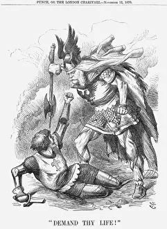 Hohenzollern Prints: Demand Thy Life, 1870. Artist: Joseph Swain