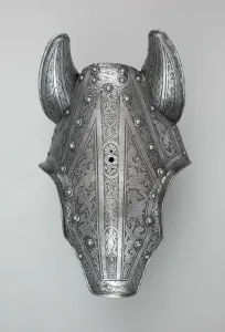 Chaffron Gallery: Demi Shaffron, Milan, 1590 / 1600. Creator: Unknown