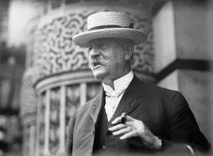 Democratic National Convention - Augustus Octavius Bacon, Senator From Georgia, 1895-1914, 1912. Creator: Harris & Ewing. Democratic National Convention - Augustus Octavius Bacon, Senator From Georgia, 1895-1914, 1912. Creator: Harris & Ewing