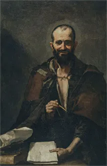 Ribera Prints: Democritus, 1630. Creator: Ribera, Jose, de (1591-1652)