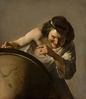 Laughter Prints: Democritus, the Laughing Philosopher. Creator: Johannes Moreelse