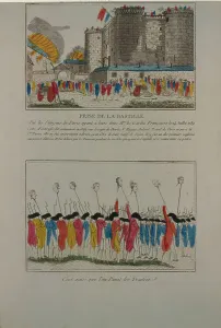 The demolition of the Bastille, July 14, 1789, 1789. Artist: Anonymous The demolition of the Bastille, July 14, 1789, 1789. Artist: Anonymous