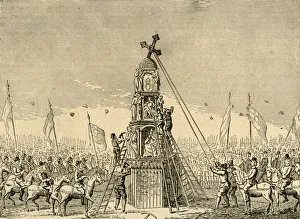 Cheapside Cross Collection: The Demolition of Cheapside Cross, (1643), 1897. Creator: Unknown