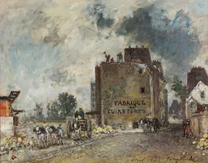 Jongkind Prints: Demolition work in Rue des Francs-Bourgeois-Saint-Marcel