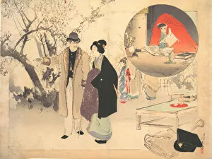 Mizuno Kumajiro Prints: The Demon Gold (Konjiki yasha), ca. 1903. Creator: Mizuno Toshikata