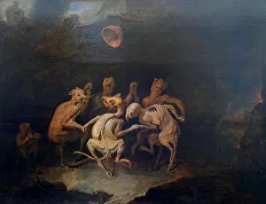 Witchcraft Collection: The demons. Artist: Ryckaert (Rijckaert), David (1612-1661)