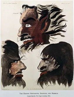 Frightening Prints: The Demons Ashtaroth, Abaddon and Mammon, 1801