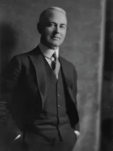 Demory, A.R. Mr. portrait photograph, 1915. Creator: Arnold Genthe