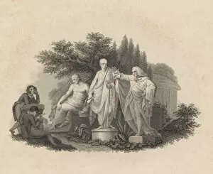 Earl Of Chatham Collection: Demosthenes, Cicero and William Pitt, Earl of Chatham, 1750-1815