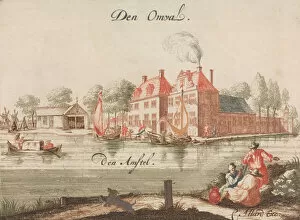 Images Dated 7th December 2020: Den Omval, den Amstel, in: Tooneel Der Voornaamste Nederlands Huizen, En Lust Hoven