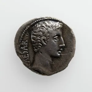 Octavian Prints: Denarius, 19-15 B.C. Creator: Unknown