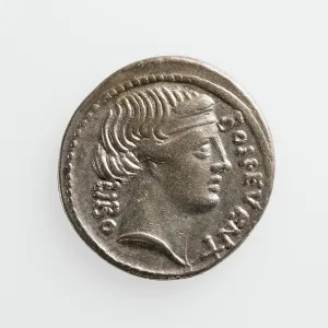 Denarii Prints: Denarius, 1st century B.C. Creator: Unknown