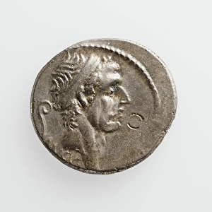 Numismatology Prints: Denarius, 1st century B.C. Creator: Unknown