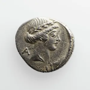 Sun God Prints: Denarius with C. Considius Paetus, about 46 B.C. Creator: Unknown