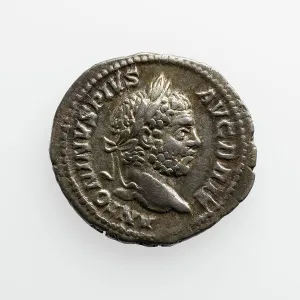 Antoninus Prints: Denarius of Caracalla, A.D. 210-213. Creator: Unknown