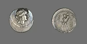 Caesar Julius Gallery: Denarius (Coin) Depicting the Goddess Venus, 47-46 BCE, issued by Julius Caesar
