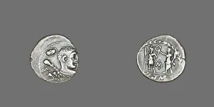 Denarius (Coin) Depicting the Hero Hercules, 100 BCE. Creator: Unknown