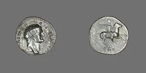 Denarius (Coin) Portraying Emperor Domitian, 77-78. Creator: Unknown Denarius (Coin) Portraying Emperor Domitian, 77-78. Creator: Unknown