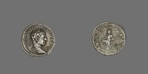 Denarius (Coin) Portraying Emperor Elagabalus, 222. Creator: Unknown