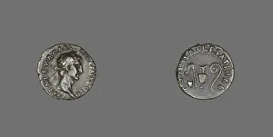Denarii Prints: Denarius (Coin) Portraying Emperor Nerva, 97. Creator: Unknown