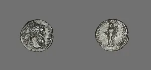 Denarius (Coin) Portraying Emperor Pertinax, 193 (1 January-28 March). Creator: Unknown