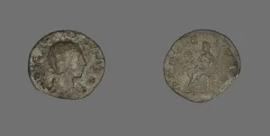 Denarii Prints: Denarius (Coin) Portraying Julia Maesa, 223. Creator: Unknown