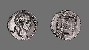 Denarii Gallery: Denarius (Coin) Portraying Marcus Claudius Marcellus, 50-49 BCE, issued by Roman Republic