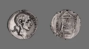 Denarii Prints: Denarius (Coin) Portraying Marcus Claudius Marcellus, 50-49 BCE, issued by Roman Republic