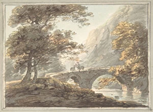 Horseman Collection: Denham Bridge upon the Tavy, 1780-1830. Creator: William Payne