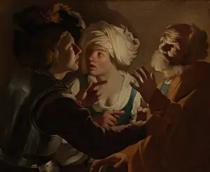 Denial of Saint Peter, c1610s. Creator: Dirck van Baburen