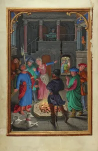 Simon Benig Prints: The Denial of Saint Peter; Prayer Book of Cardinal Albrecht of Brandenburg