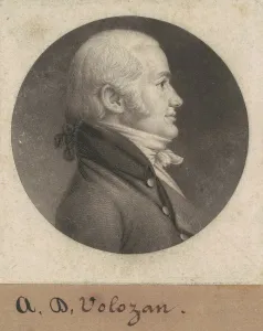 Denis A. Volozan, 1800. Creator: Charles Balthazar Julien Fevret de Saint-Memin