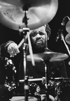 Drummer Prints: Dennis Chambers, North Sea Jazz Festival, Netherlands, 1989. Creator: Brian Foskett