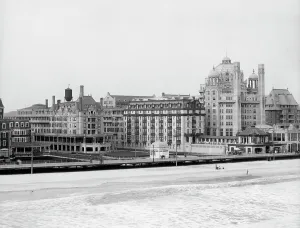 Seafront Prints: Dennis Hotel, Atlantic City, N.J. between 1900 and 1910. Creator: Unknown