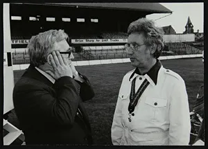 Alto Saxophonist Collection: Dennis Mathews with Lee Konitz at the Newport Jazz Festival, Ayresome Park, Middlesbrough, 1978