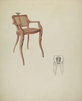 Dental Chair, c. 1937. Creator: Lucien Verbeke