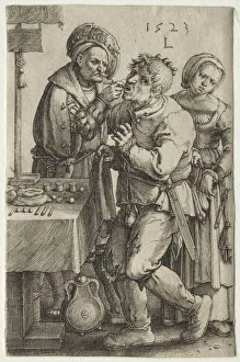 Lucas Van Leyden Dutch Prints: The Dentist, 1523. Creator: Lucas van Leyden (Dutch, 1494-1533)