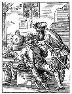 Images Dated 16th November 2007: Dentist, 16th century (1849).Artist: Jost Amman