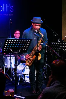Denys Prints: Denys Baptiste, Ronnie Scotts, London, 5th June 2016. Artist: Brian O Connor
