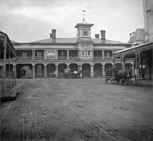 Road Junction Prints: Department of Public Lands Building (Brisbane, Queensland) George Street, c1888