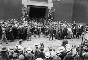 Mobilisation Prints: Departure -- 7th Regt, N.Y. between c1915 and c1920. Creator: Bain News Service