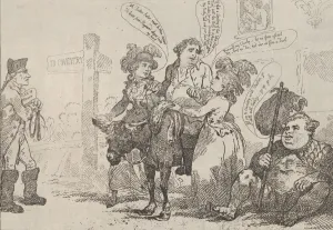 The Departure, April 29, 1784. April 29, 1784. Creator: Thomas Rowlandson