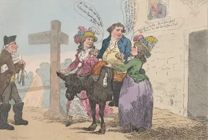 The Departure, April 29, 1784. April 29, 1784. Creator: Thomas Rowlandson