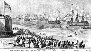 Departure of the Baltic Fleet, 1854. Creator: Unknown
