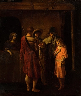 The Departure of Benjamin. Creator: Abraham Van Dyck