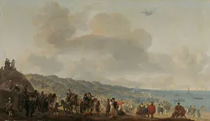 King Charles The Second Prints: The Departure of Charles II of England from Scheveningen