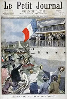 Colonel Marchand Gallery: Departure of Colonel Marchand, Marseilles, 1900
