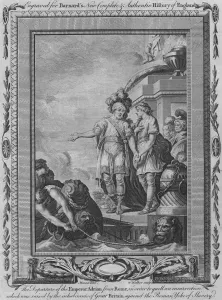 Hadrian Prints: The Departure of the Emperor Adrian from Rome in order to quell an insurrection which was raised by Artist