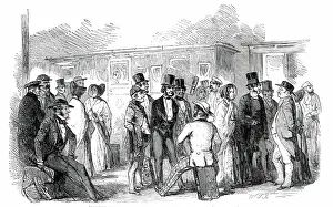 Departure of English Members of the Peace Congress for Frankfort, 1850. Creator: W. T